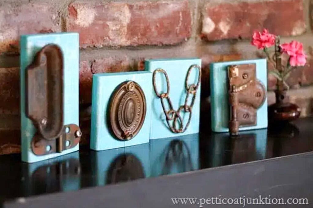 Hinges, Knobs, Pulleys, and More: Crafting with Antique Hardware
