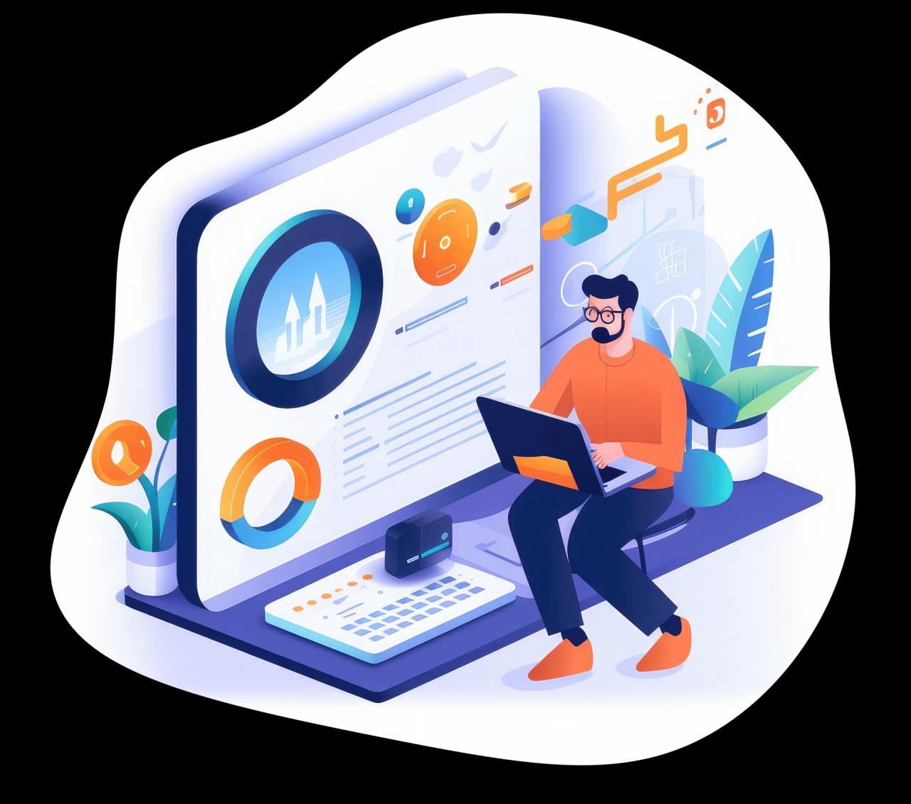 Create an eye catching post about affiliate marketing . 24486267 PNG