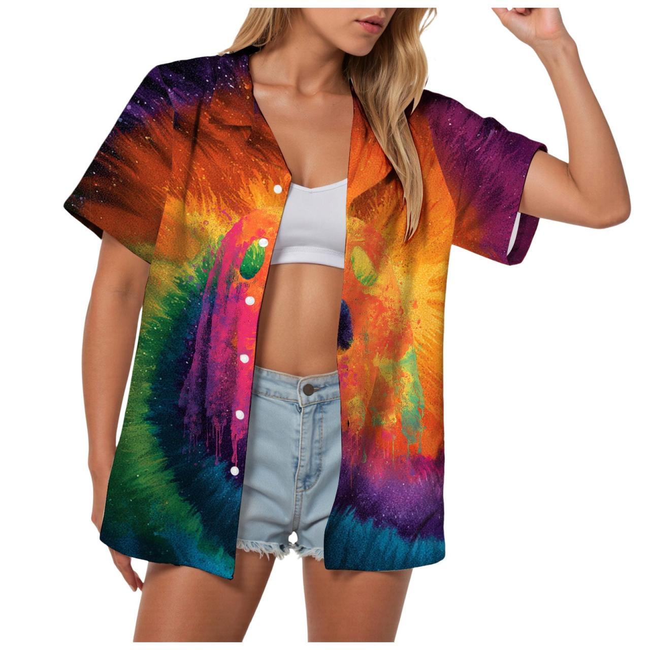 DARING DIVA Women's Ruffle V Neck Half Bell Sleeve Chiffon Top S Black ...